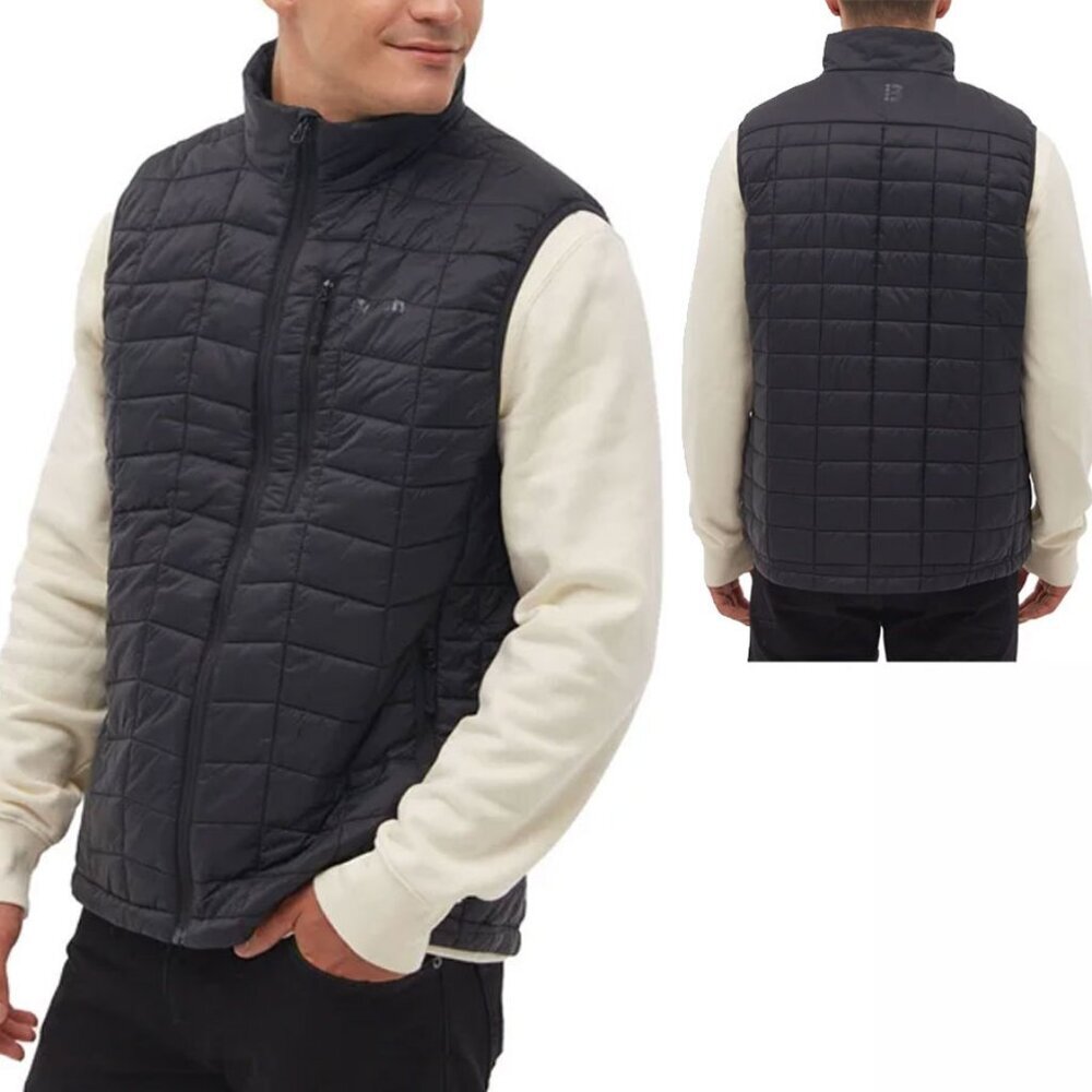 Bench Men's Black Packable Vest - Size Small - NWT